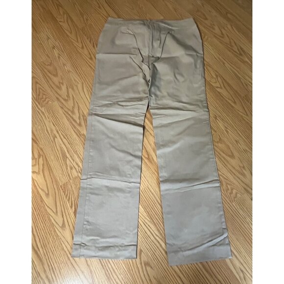 Lark & Ro Pull-On 8 Womens Stretch Tan Dress Pants - Picture 7 of 7